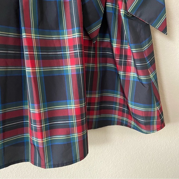 VINEYARD VINES | Jolly Plaid Taffeta Skirt with Tie Sash Belt NWT Size 10 - Picture 6 of 14